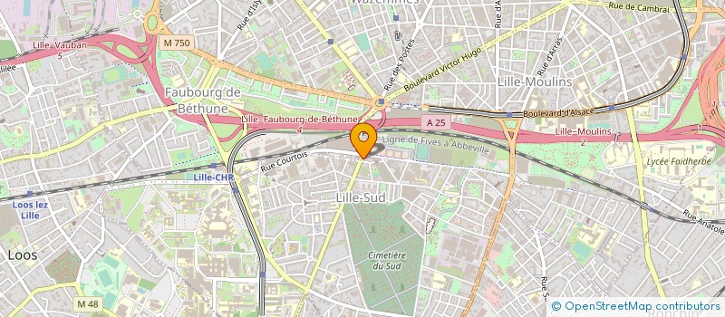 localisation de l'entreprise INTERCOMI à LILLE