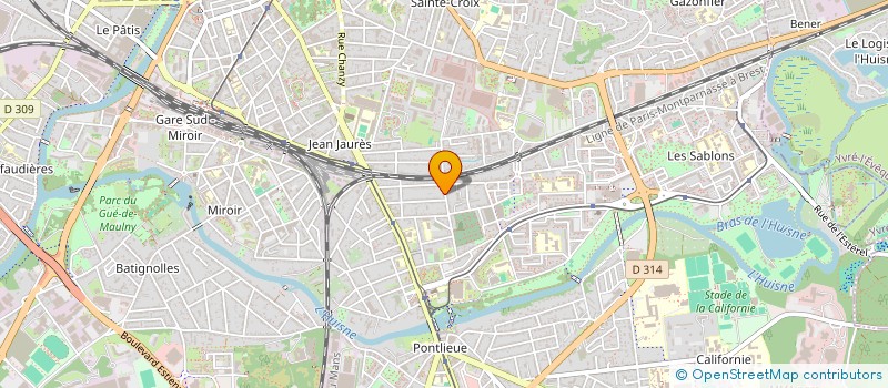 localisation de l'entreprise INTERCOMM à LE MANS