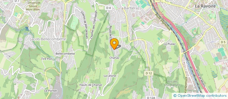 localisation de l'entreprise INTERCONNECTION G.B.  BARBERAZ