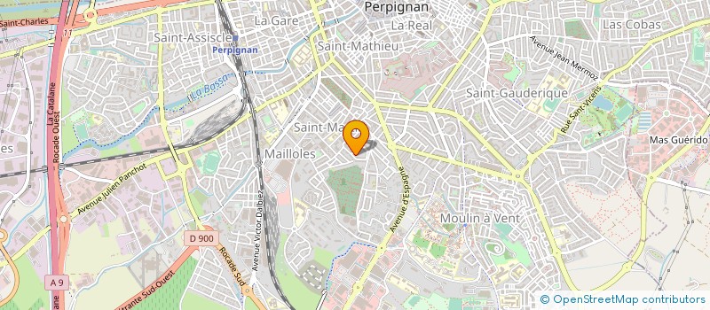 localisation de l'entreprise INTERCONNEXION INFORMATIQUE  PERPIGNAN