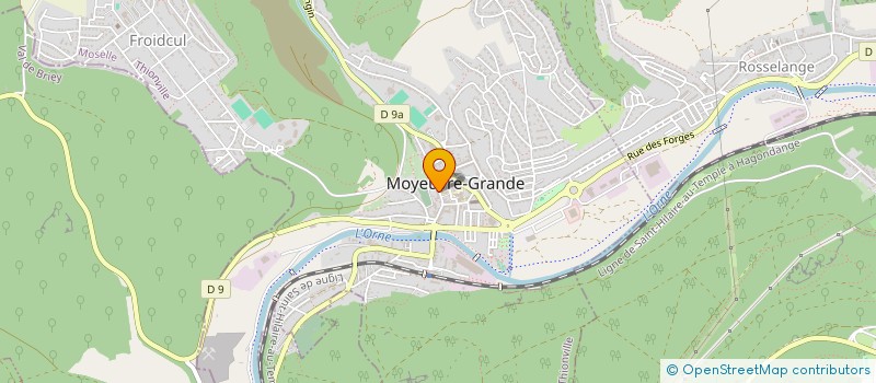 localisation de l'entreprise INTERCONTINENTAL à MOYEUVRE-GRANDE