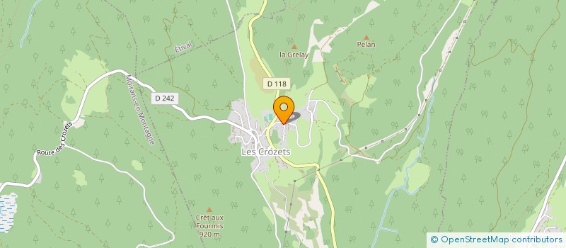 localisation de l'entreprise INTERCOOP CONSULTING à LES CROZETS