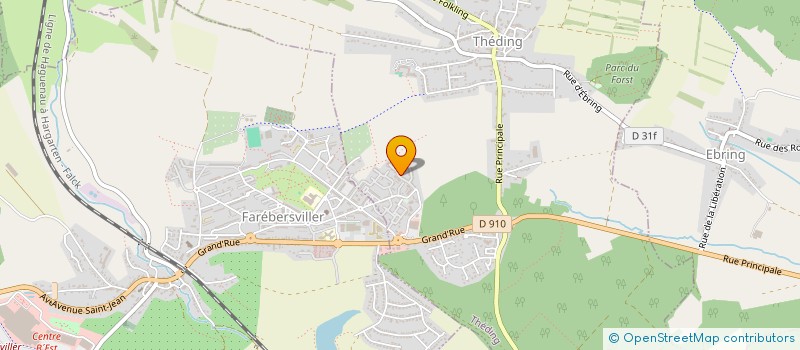 localisation de l'entreprise INTERCOR  THEDING