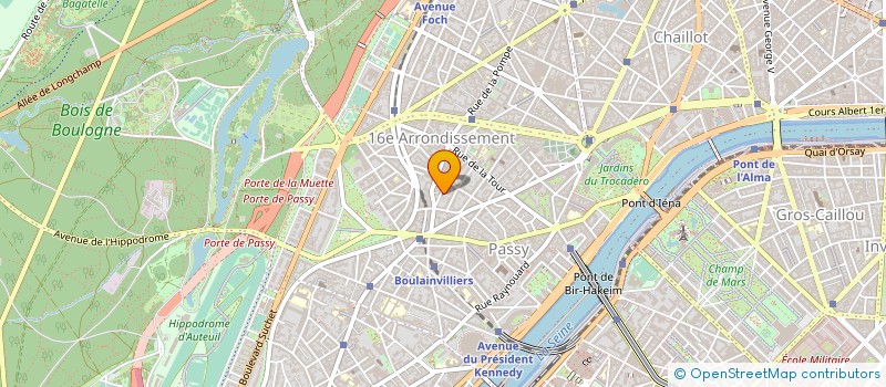 localisation de l'entreprise INTERCOS PARIS à PARIS