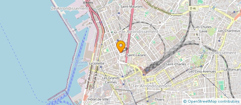 localisation de l'entreprise INTERCOSMETIQUES  MARSEILLE 6EME