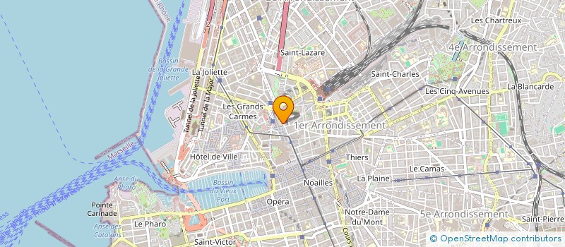 localisation de l'entreprise INTERCOSMETIQUES  MARSEILLE