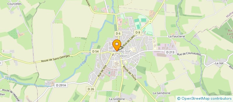 localisation de l'entreprise INTERCOTA CONSEIL  LES MONTS D'AUNAY