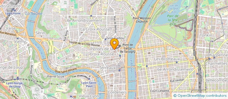 localisation de l'entreprise INTERCOULEURS à LYON