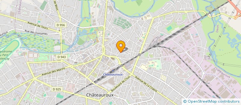 localisation de l'entreprise INTERCPTS 36 à CHATEAUROUX