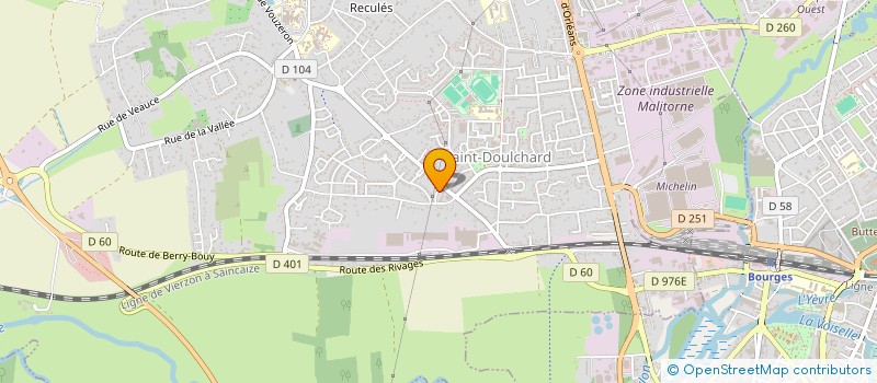 localisation de l'entreprise INTERCPTS DU CHER (INTERCPTS 18) à SAINT DOULCHARD