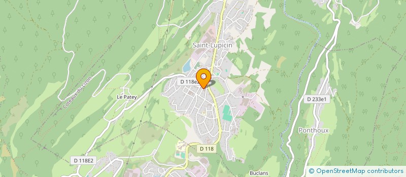 localisation de l'entreprise INTERCROSSE DU PLATEAU  COTEAUX DU LIZON