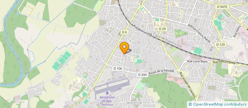 localisation de l'entreprise INTERCUBE à DAX