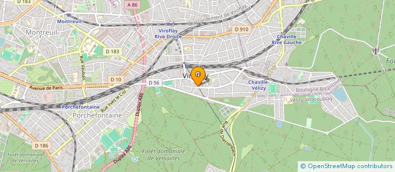 localisation de l'entreprise INTERCULTURES  VIROFLAY