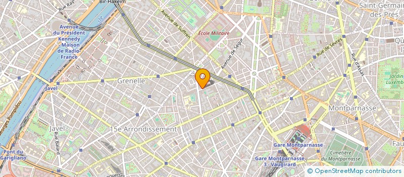 localisation de l'entreprise INTERCYMAR SARL  PARIS