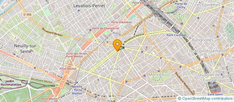 localisation de l'entreprise INTERDECO  PARIS