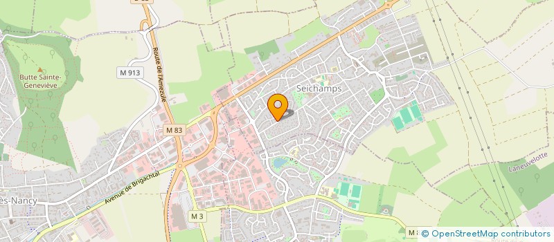 localisation de l'entreprise INTERDECO  SEICHAMPS