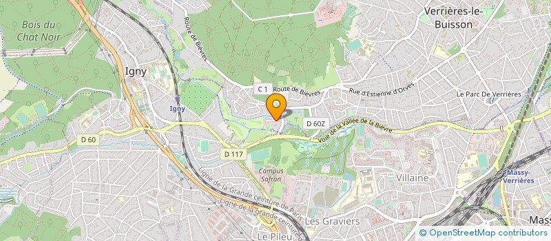 localisation de l'entreprise INTERDELUXE à VERRIERES-LE-BUISSON