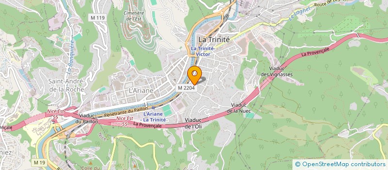 localisation de l'entreprise INTERDESIGN à LA TRINITE