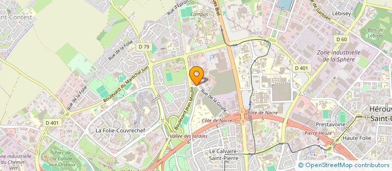 localisation de l'entreprise INTERDIFFUSION à CAEN
