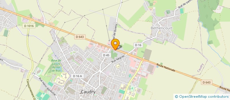 localisation de l'entreprise INTERDIS à BEAUMONT-EN-CAMBRESIS