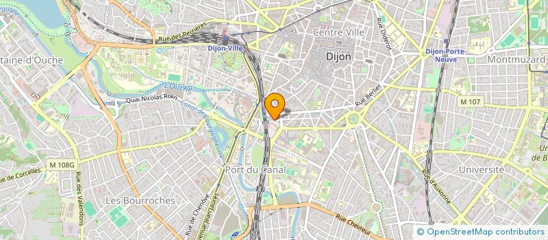 localisation de l'entreprise INTERDISTRIBUTION à DIJON