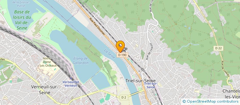 localisation de l'entreprise INTERENTREPRISES à TRIEL-SUR-SEINE