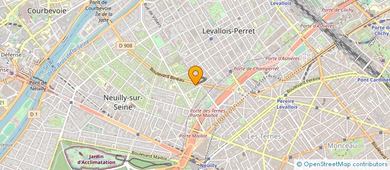 localisation de l'entreprise INTEREPCO à NEUILLY-SUR-SEINE