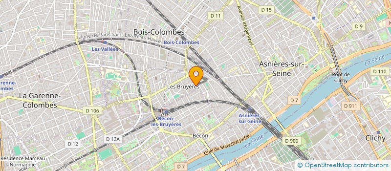 localisation de l'entreprise INTERESTING PRODUCTIONS  ASNIERES-SUR-SEINE