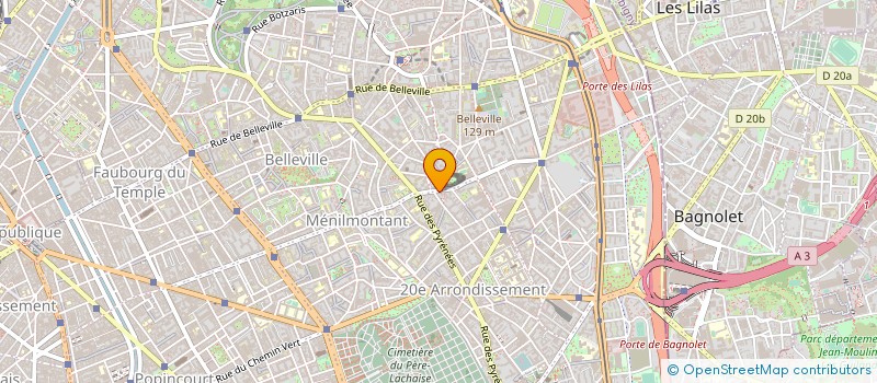 localisation de l'entreprise INTEREX à PARIS