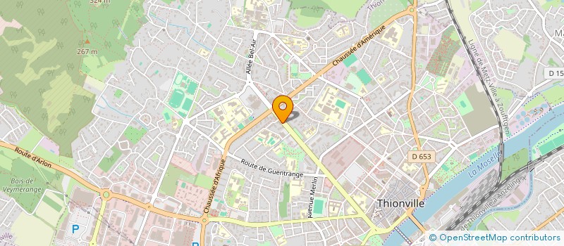 localisation de l'entreprise INTEREX ETANCHEITE à THIONVILLE