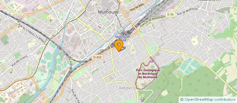 localisation de l'entreprise INTERFA à MULHOUSE