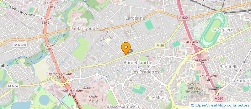 localisation de l'entreprise INTERFAC à TOULOUSE