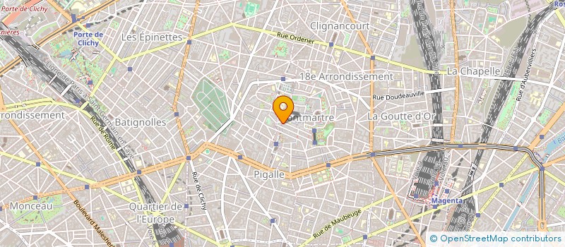 localisation de l'entreprise INTERFACE  PARIS