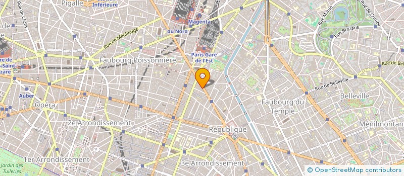 localisation de l'entreprise INTERFACE  PARIS