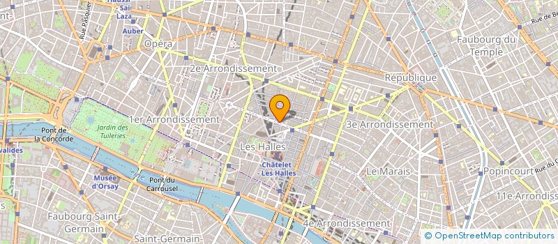 localisation de l'entreprise INTERFACE à PARIS