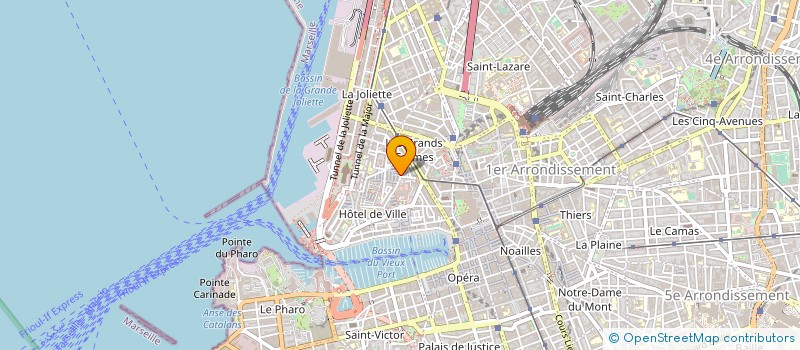 localisation de l'entreprise INTERFACE à MARSEILLE