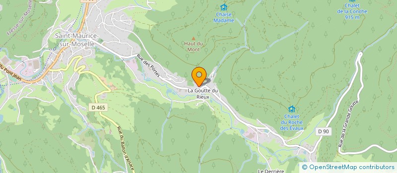 localisation de l'entreprise INTERFACE à SAINT-MAURICE-SUR-MOSELLE