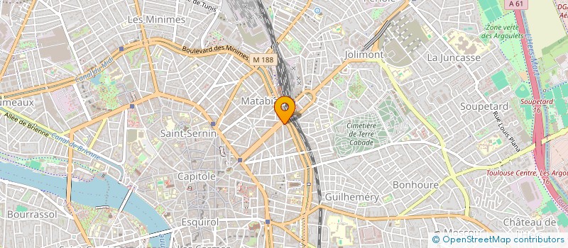 localisation de l'entreprise INTERFACE à TOULOUSE