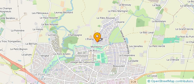 localisation de l'entreprise INTERFACE à PACE