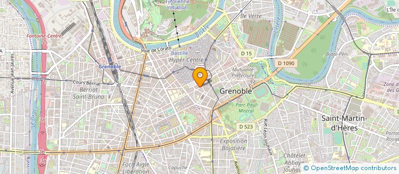 localisation de l'entreprise INTERFACE  GRENOBLE