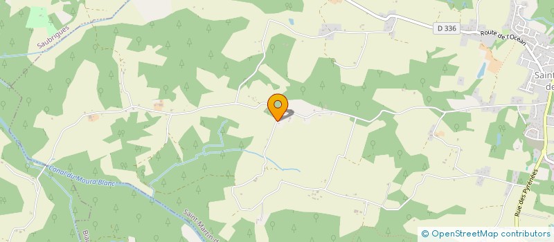 localisation de l'entreprise INTERFACE  SAINT-MARTIN-DE-HINX