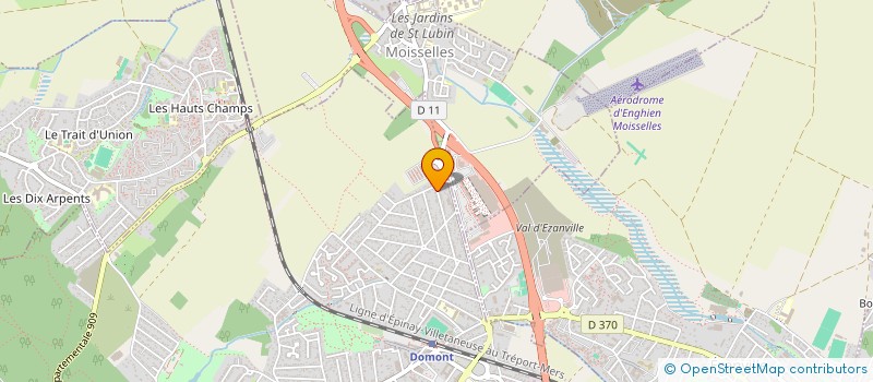 localisation de l'entreprise INTERFACE  DOMONT