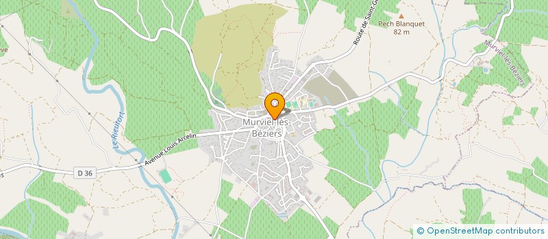 localisation de l'entreprise INTERFACE  MURVIEL-LES-BEZIERS