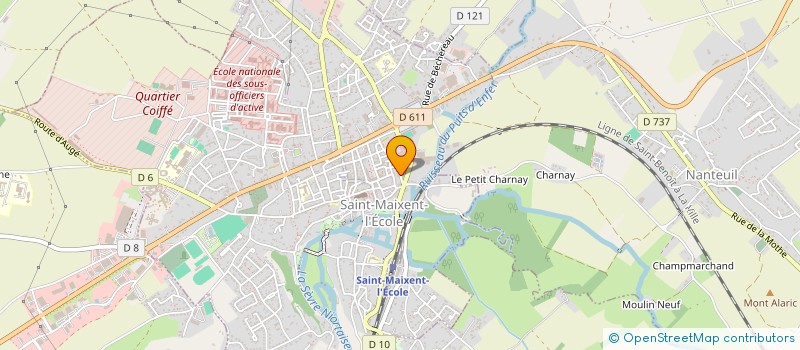 localisation de l'entreprise INTERFACE  SAINT-MAIXENT-L'ECOLE