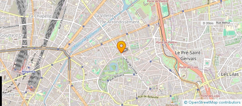 localisation de l'entreprise INTERFACE  PARIS