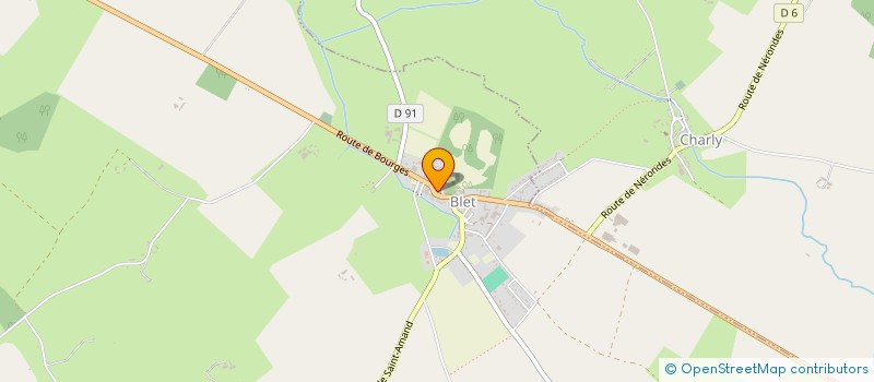 localisation de l'entreprise INTERFACE COIFFURE  NERONDES