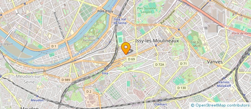 localisation de l'entreprise INTERFACE CONSEIL à ISSY-LES-MOULINEAUX