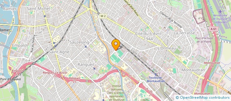 localisation de l'entreprise INTERFACE CONSEILS à TOULOUSE