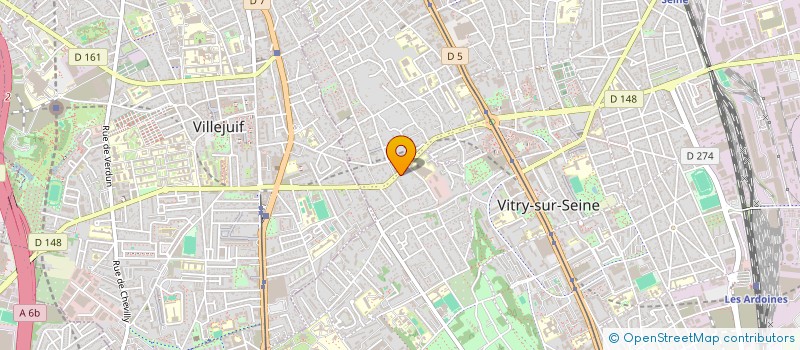 localisation de l'entreprise 'INTERFACE DE MOBILISATION POUR LE MOUVEMENT D'ASSISTANCE ET LA NECESSITE D'UNITE' à VITRY-SUR-SEINE