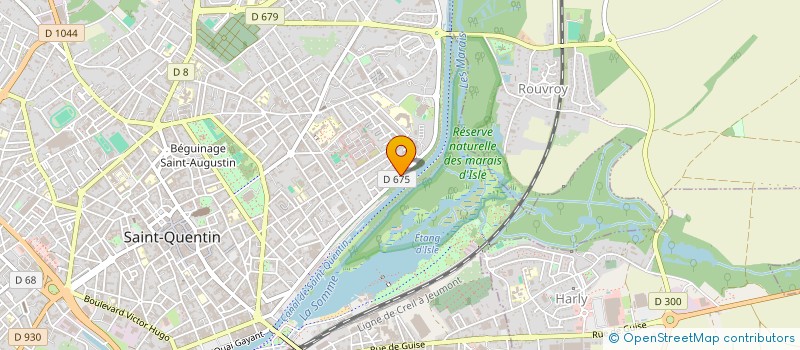 localisation de l'entreprise INTERFACE ENTREPRISES 12E AISNE à SAINT-QUENTIN